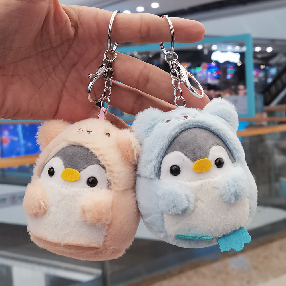 Wholesale Penguin Pendant Plush Doll Keychain